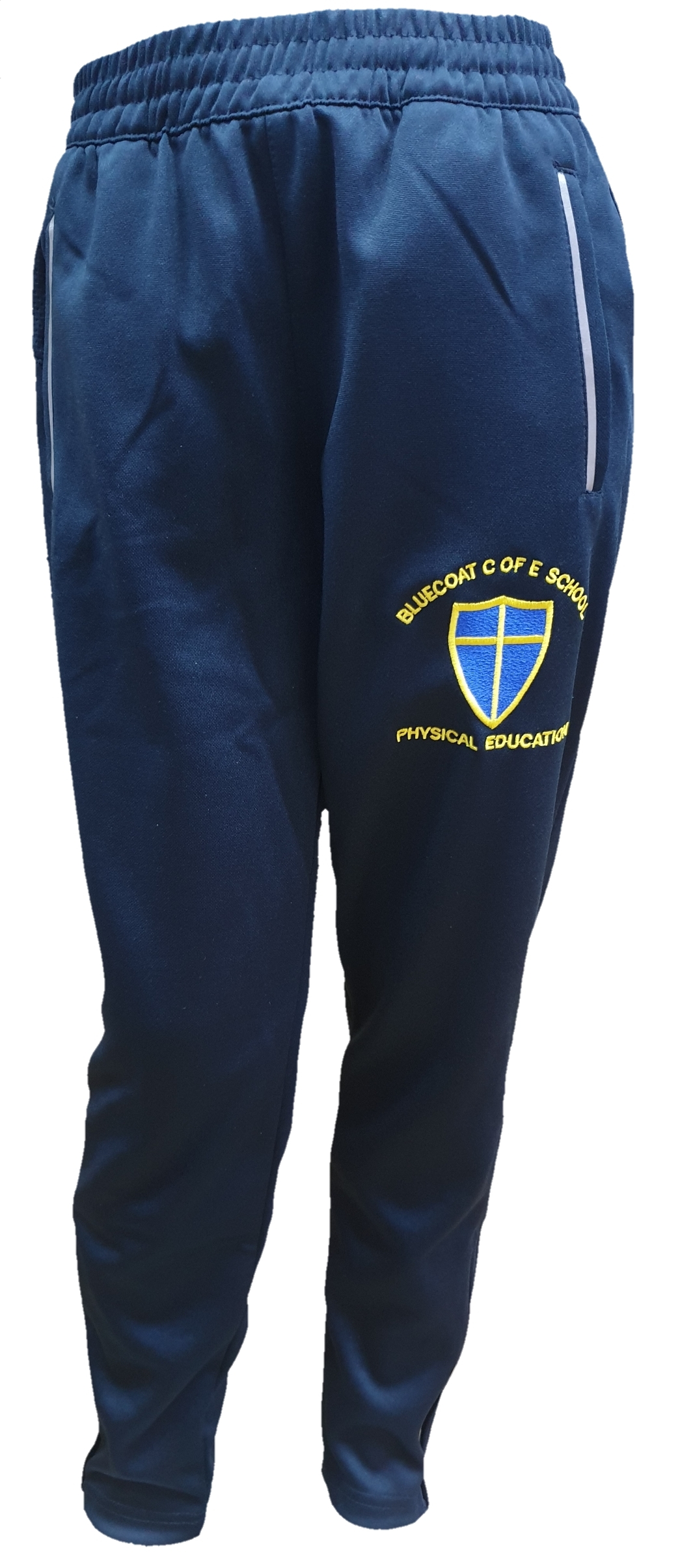 blue school joggers