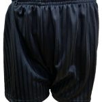 black pe shorts new