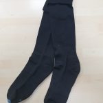 Plain black pe socks