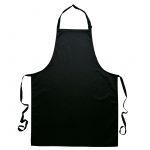 black apron