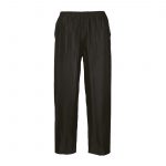 black rain trousers