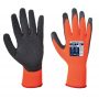 orange grip gloves